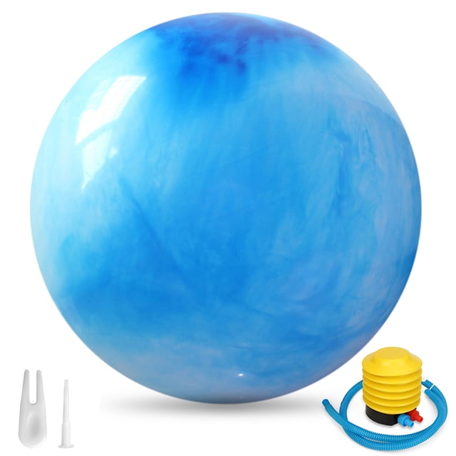 Yoga Ball Thick & Anti Burst Fitness Ball Exercise Ball Stability Ball for Balance Exercise Workout Core Training Quick Pump Included Balance Ball in Gym Office Indoor