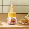 thumbnail image 1 of Distributeur d'Épices Pot à Condiments Bocal de Cuisine pour Camping Restaurant Famille Jaune, 1 of 8