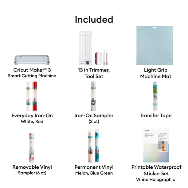 Cricut Maker 3 マットセット、その他素材付き Cricut Maker® 3 + Get Started Bundle - Walmart.ca