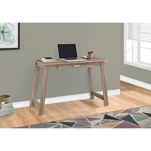 Monarch Specialties Computer Desk, Home Office, Laptop, Storage Drawers, Work, Laminate, Brown, Contemporary, Modern