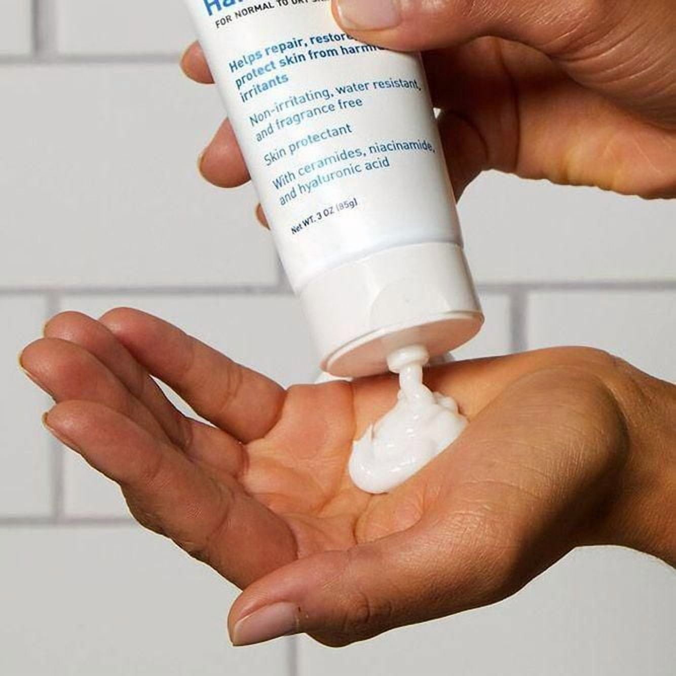 CeraVe Crème Thérapeutique Mains, Soin Hydratant Résistant à l'Eau, Céramides et Niacinamide, 85g