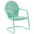 thumbnail image 3 of Crosley Furniture Griffith 3 Piece Metal Patio Conversation Set in Aqua, 3 of 6