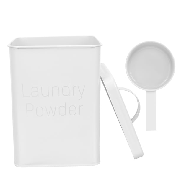 Miangastore 1 Set Laundry Powder Container Iron Washing Powder Bucket Laundry Powder Holder