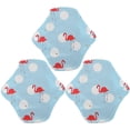 thumbnail image 1 of Filfeel Cloth Sanitary Towels, Soft Waterproof Reusable Breathable 3Pcs Menstrual Pads, For Travel Outdoor, 1 of 8