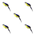 thumbnail image 1 of VONKY Simulation Parrot Statue Party Favors for Tree Yard Patio Home Lawn Wall Blue 25x7cm 5Set, 1 of 6