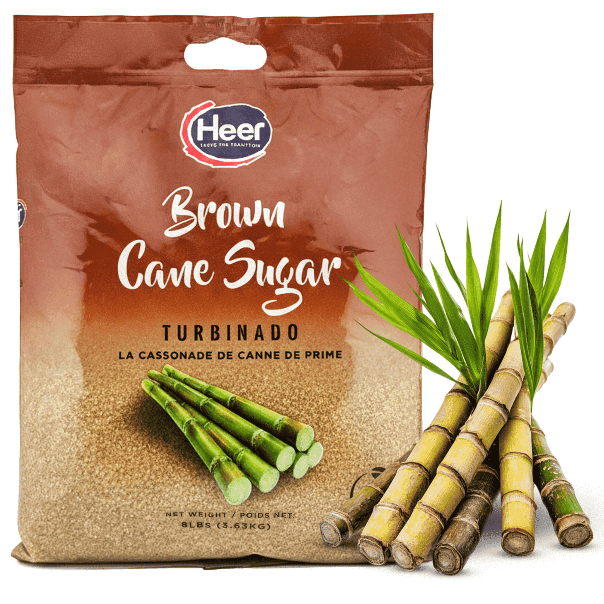 Heer Brown Cane Sugar - Turbinado, 8lbs - Walmart.ca