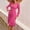Rose1, variante sur Drppepioner Robe d'Été 2024 pour Femme à Encolure Carrée, Manches Bouffantes Courtes, Couleur Unie, Taille Haute, Robe d'Été Décontractée Ample pour Femme, Couleur Unie, Taille Haute, Manches Bouffantes, Robe Trapèze, Rose Vif