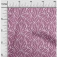 thumbnail image 2 of oneOone Polyester Spandex Pink Fabric Texture Leaf Craft Projects Decor Fabric Printed By The Yard 56 Inch Wide, 2 of 4