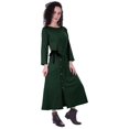 thumbnail image 3 of Moomaya Full Sleeves Maxi Dress Long Button Down Solid Casual Slit Dresses, 3 of 6