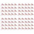 thumbnail image 3 of Binder Clips, Paper Clamps Hollow Tail Clips 19mm 80pcs Multi Use  For School Blue,Green,Rose Gold, 3 of 8