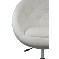 thumbnail image 2 of Nicer Furniture Rounded Leisure Bar Stool in White, 2 of 3