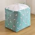thumbnail image 1 of Dvkptbk Storage Basket Household Oversized Foldable Drawstring Beam Closure Cloth Quilt Bag Squares Dirty Clothes Basket Storage Box, 1 of 7