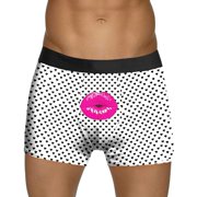 FhsagQ Underwear Men Underwear Pack Briefs 90% Polyester Mens Valentines Day Printed Underwear Style Red Special Rose Shorts Mid Waist Mens Underwear Boxers Briefs Cotton White XXL