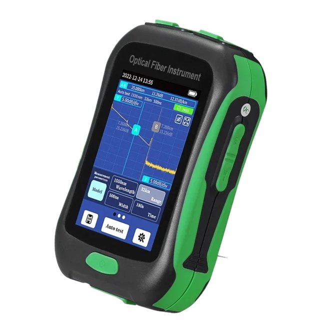 Testeur de Fibre Active OTDR 1550nm 20dB 80KM Réflecteur de Fibre OTDR Écran Tactile OPM VFL OLS Testeur LED SC UPC/APC, Précision de Test