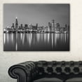thumbnail image 1 of Tableau moderne imprimée sur toile Design Art chicago noir et blanc, 1 of 3