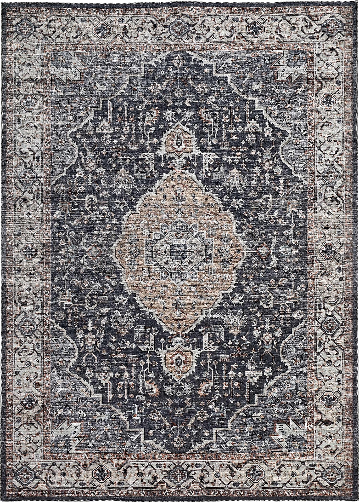 Rug Branch Emir Collection Traditional Oriental Water-Repellent Area