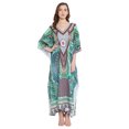 thumbnail image 1 of Oussum Caftan pour Femmes Robe Été Ample Décontractée Grande Taille Robe de Soirée Imprimée Caftan Long pour Dames Robes Élégantes en Ligne, 1 of 4