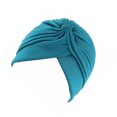 thumbnail image 4 of Bonnet Plissé Pré-Noué pour Femmes, Bonnet de Couverture, Turban de Soleil, 4 of 7