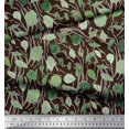 thumbnail image 3 of Soimoi Brown Cotton Poplin Fabric Cabbage Leaves Decor Fabric Printed Yard 42 Inch Wide, 3 of 3