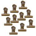 thumbnail image 4 of Metal Hinge Clips, Clips for Pictures And Supplies 10 Pcs 1 Size (1.18inch) - Bronze, 4 of 7