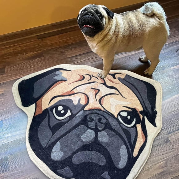cpengpj Clearance Pet Shaped Rugs Flocked Faux Shaped Rugs
