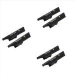 6 Pcs Black Wiper Stand Windshield Wiper Wing Windshield Wiper Blade Spoiler Mate Wing Auto Car Tool,6 x wiper stand,black