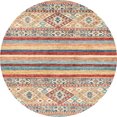 thumbnail image 1 of Ahgly Company Tapis d'Intérieur Ronds Abstraits Rouille Rose Abstraits pour Aire, 6 Pieds Rond, 1 of 6