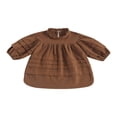 thumbnail image 1 of Toddler A-line Dress Solid Color Short Sleeve Crewneck Party Dress, 1 of 8