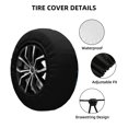 thumbnail image 2 of Lsque Spacecraft Pattern Tire Covers - Tough Tire Wheel Protector for Truck, SUV, Trailer, Camper, RV-16 inch, 2 of 6