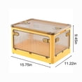thumbnail image 3 of Dadatutu Storage Bins with Lids - Collapsible Storage Bins, Plastic Storage Bins for Closet Organizer, 28L Folding Storage Box, Stackable Toy Storage Bins, 3 of 6