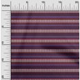 thumbnail image 1 of oneOone Cotton Cambric Fabric Chevron & Greek Key Block Print Fabric BTY 56 Inch Wide, 1 of 4