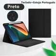 thumbnail image 1 of Keyboard Case for Xiaomi Mi Pad 5 6 Pro Keyboard Case Tablet Cover for MiPad 5 6 Redmi Pad Wireless Bluetooth Keyboard Case Portuguese Black Mi Pad 6 11inch, 1 of 6