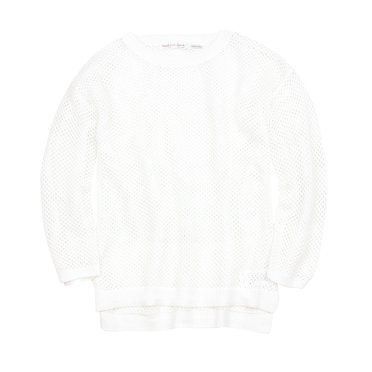 Deux par Deux Girls' Mesh Sweater In the Mood, Sizes 4-12 - 5
