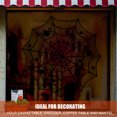 thumbnail image 4 of Amdohai Nappe d'Halloween Ronde en Dentelle Toile d'Araignée Toile d'Araignée 40 Pouces, 4 of 4