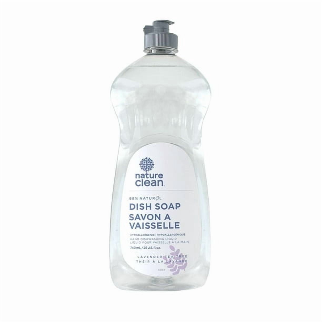 Nature Clean 98% natural Dishwashing Liquid Lavender (740ml)