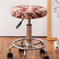 thumbnail image 4 of Housse de Chaise Ronde Bar Housse de Tabouret de Barbier Housses de Siège Élastiques Coussins de Chaise de Maison Housse de Tabouret pour Bar Maison Hôtel Rouge Brique, 4 of 8