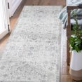 thumbnail image 1 of RUGKING Distressed Floral Runner Rug 3x7 Gray Multi Flodable Vintage Carpet Non Slip Runner Rug For Hallways Entryways Kitchen Bathroom, 1 of 6