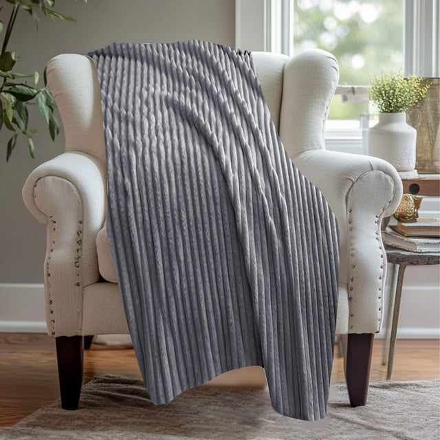 Couverture Raschel Douce et Épaisse à Double Couche, un Incontournable pour Se Réchauffer en Hiver, Convient aux Lits, aux Sofas et à d'Autres Scènes, Offrant un Confort Ultime