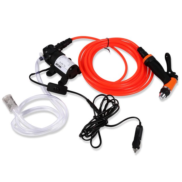 TOPINCN 12V Portable High Pressure Self-priming Quick Car Cleaning Water Pump Electrical Washer Kit, Car Wash, Pressure Washer