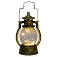 thumbnail image 1 of Battery Powered Vintage Hurricane Lantern Plastic LED Lamp with Dimmer Switch, 1 of 3
