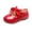 Red, variant on Infant Baby Girls Dress Shoes, Toddler Girls Soft Sole Bowknot Flower Shoes Non Slip Princess Wedding Dress Uniform Sneakers Shoes White 2.5-3T
