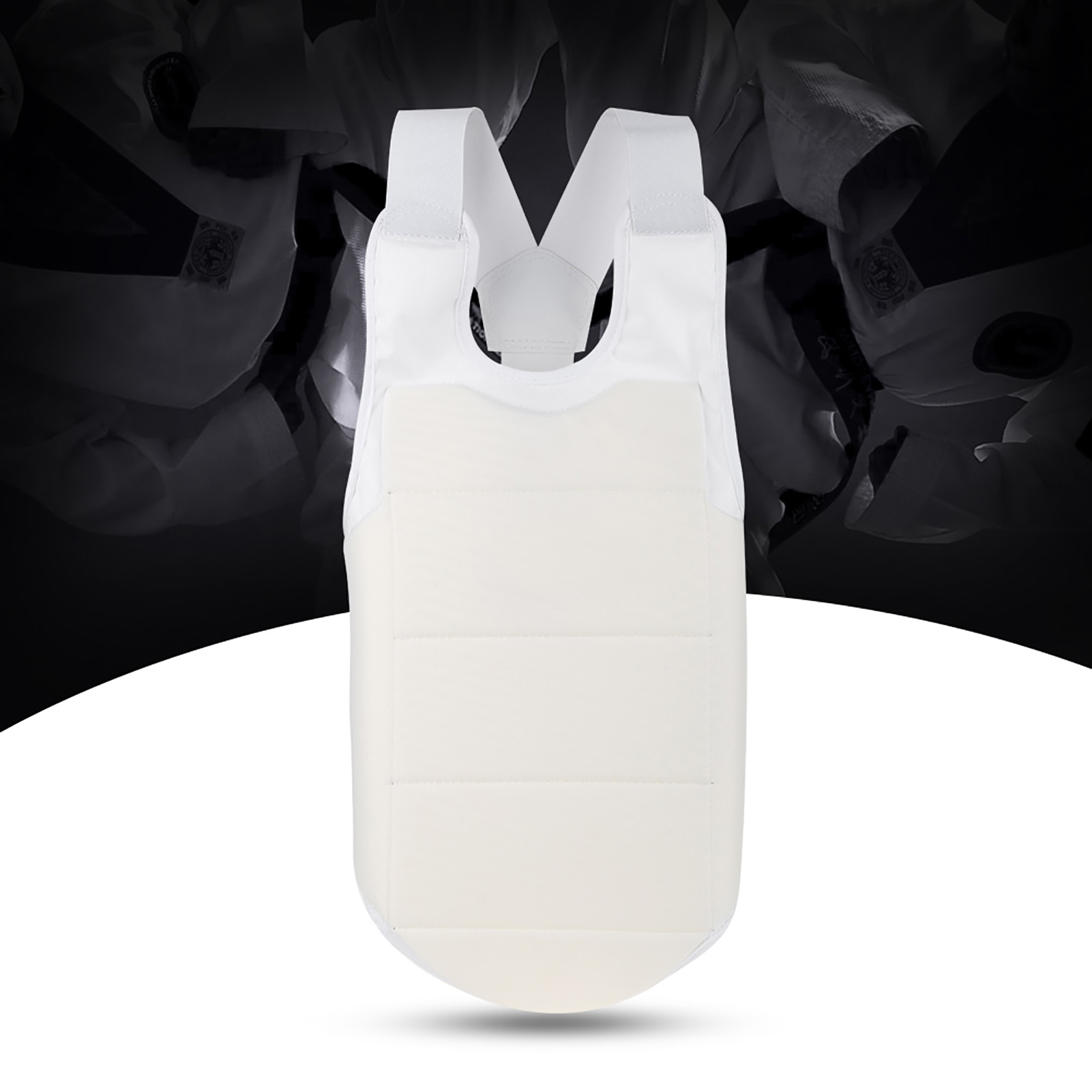 Taekwondo Chest Guard, Karate Breast Protector Solid Delicat Ergonomic With Hook For Karate For Taekwondo