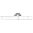 thumbnail image 1 of vidaXL Chicken Coop 10x2x2 m Galvanised Steel, 1 of 4