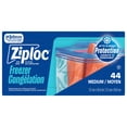 thumbnail image 1 of Ziploc® Freezer Bags with Stay Open Technology, Medium, 44 Bags, 1 of 7
