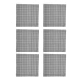 thumbnail image 1 of Fish Tank Filter Tray, Aquarium Bottom Filter, 6Pcs Combined Splicing Design Flexible Home For Aquarium Fish Tank Bottom Fish Tank Black 30x30cm, 1 of 8