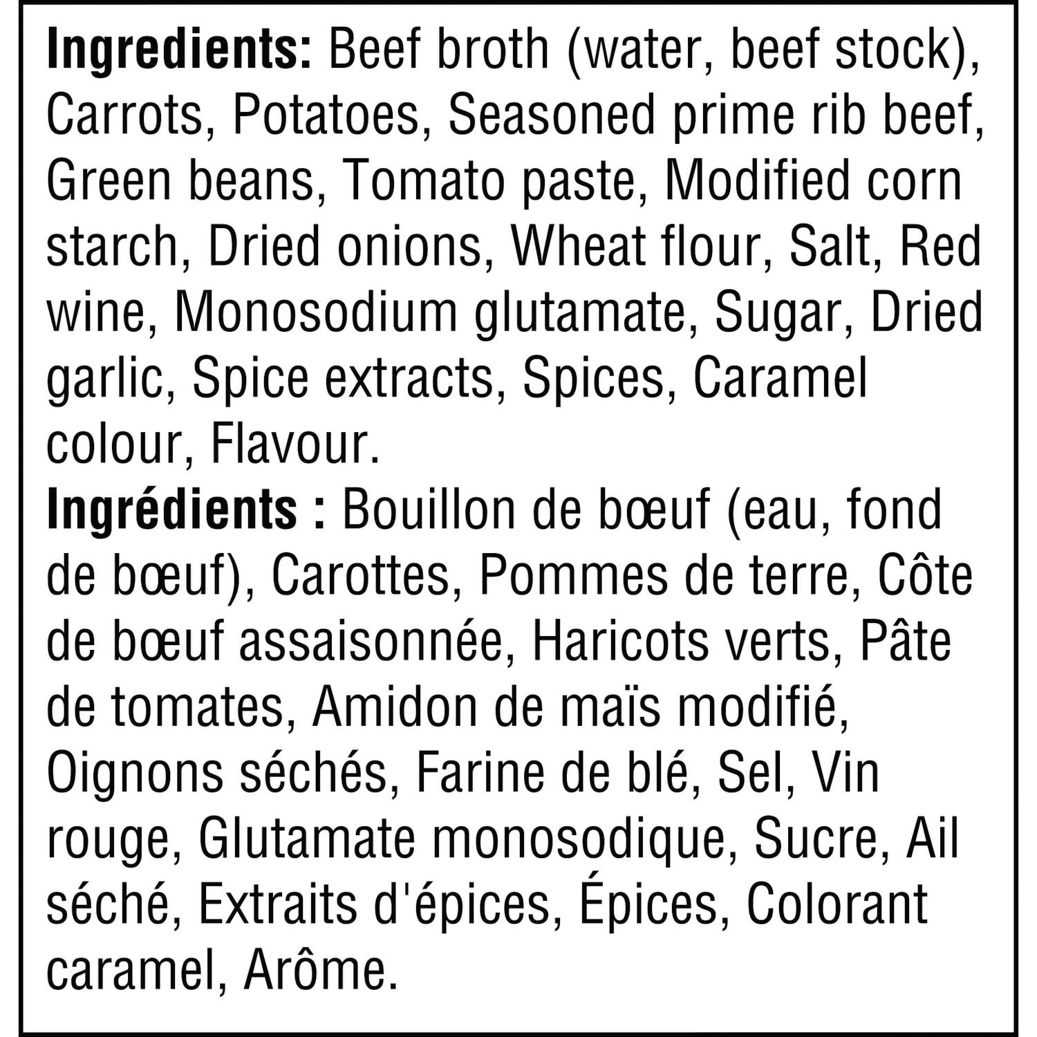 Campbell's® Chunky® Prime Rib with Vegetables Ready to Serve Soup, Shelf Stable