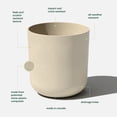 thumbnail image 2 of Veradek Mason Series Kona 20" Plastic-Stone Planter - Sand, 2 of 8