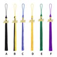 thumbnail image 1 of Tassel Décoration Pendaison Date Tassel Graduation Cap Tassel Pendentif Polyester Graduation Cap Drop Prop, Vert, 1 of 9