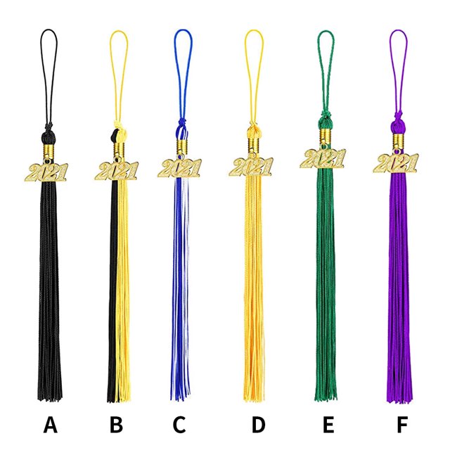 Tassel Décoration Pendaison Date Tassel Graduation Cap Tassel Pendentif Polyester Graduation Cap Drop Prop, Vert