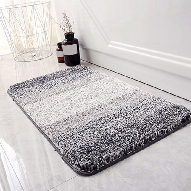 Fwttom Tapis de Porte Intérieur Antidérapant Absorbant, Tapis d'Entrée Attrapeur Lavable, Tapis de Sol Intérieur Robuste et Doux, Paillassons d'Entrée pour Vestibule